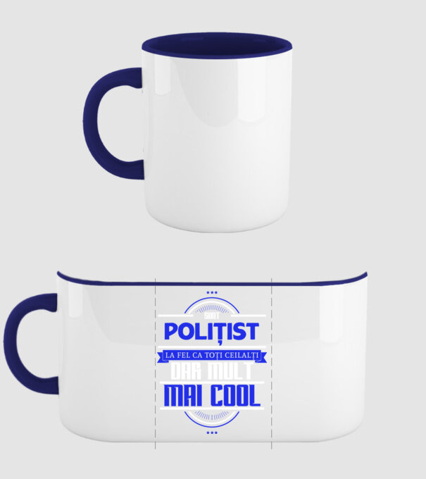 Sunt polițist, la fel ca toți ceilalți, dar mult mai cool model albastru închis pe tricou