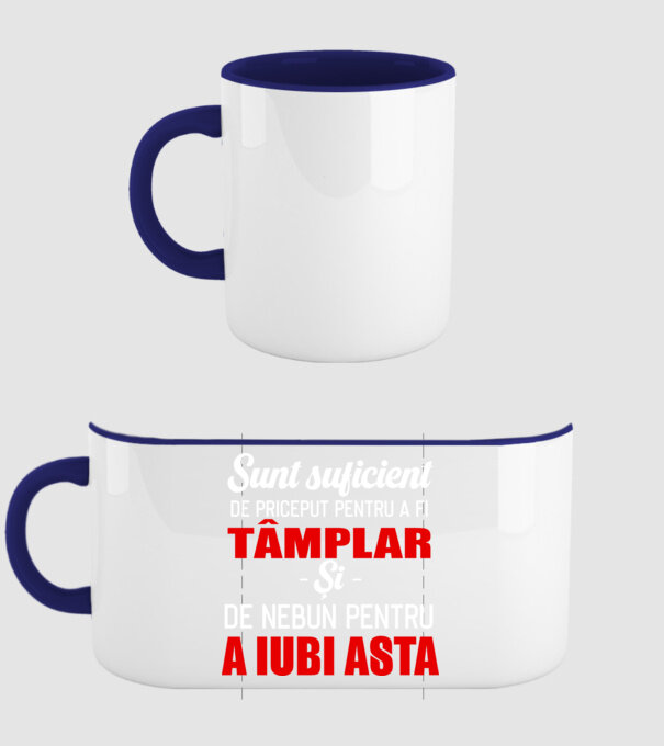 Sunt suficient de priceput pentru a fi TÂMPLAR și suficient de nebun pentru a iubi asta model albastru închis pe tricou