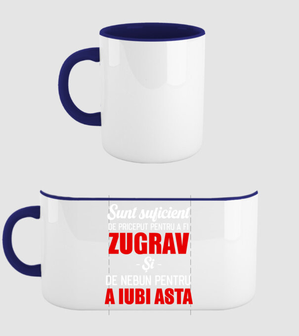 Sunt suficient de priceput pentru a fi ZUGRAV și suficient de nebun pentru a iubi asta model albastru închis pe tricou