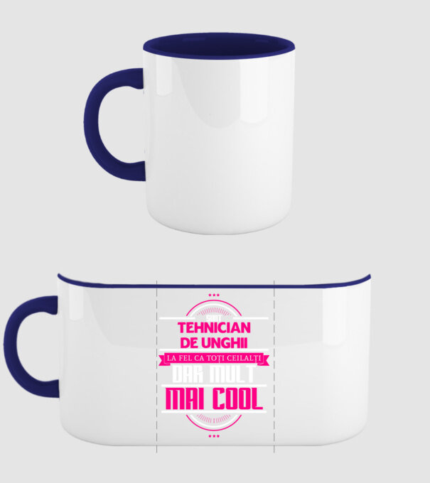 Sunt tehnician de unghii, la fel ca toți ceilalți, dar mult mai cool model albastru închis pe tricou