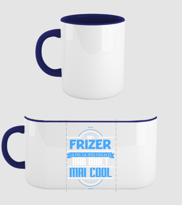 Sunt frizer, la fel ca toți ceilalți, dar mult mai cool model albastru închis pe tricou