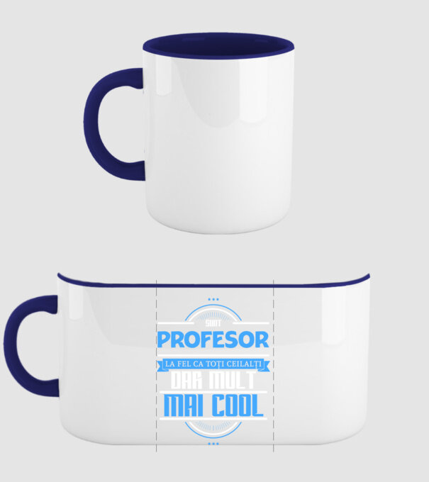 Sunt profesor, la fel ca toți ceilalți, dar mult mai cool model albastru închis pe tricou