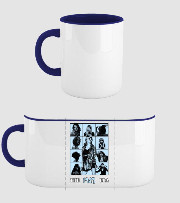 Taylor Swift ERAS blue model albastru închis pe tricou