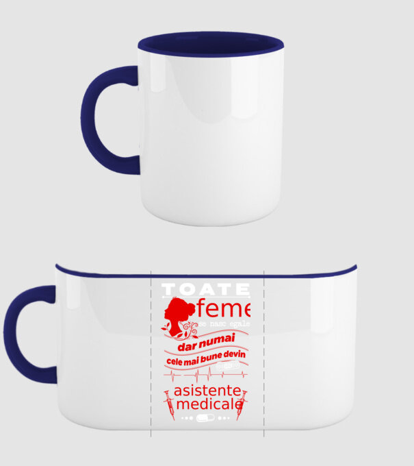 toate femeile se nasc egale, dar numai cele mai bune devin asistente medicale model albastru închis pe tricou