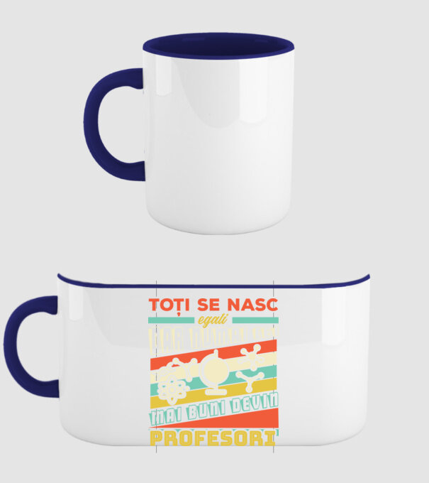 toți se nasc egali, dar numai cei mai buni devin profesori model albastru închis pe tricou