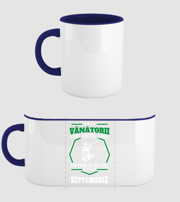 Toți vânătorii sunt creați egali, dar numai cei mai buni sunt născuți în septembrie model albastru închis pe tricou