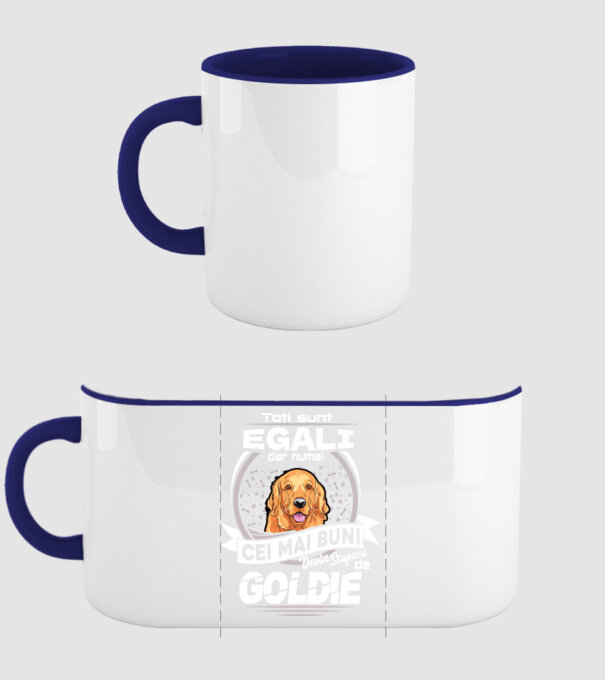 Toți sunt egali, dar numai cei mai buni devin stăpâni de goldie lght model albastru închis pe tricou