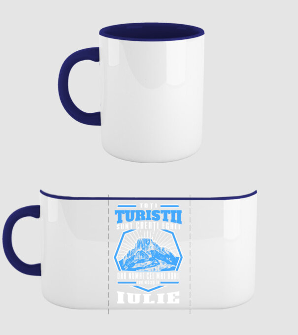 Toți amatorii de drumeții sunt creați egali, dar numai cei mai buni sunt născuți în iulie model albastru închis pe tricou