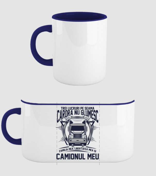 trei lucruri pe seama cărora nu glumesc: familia mea, libertatea mea și camionul meu model albastru închis pe tricou