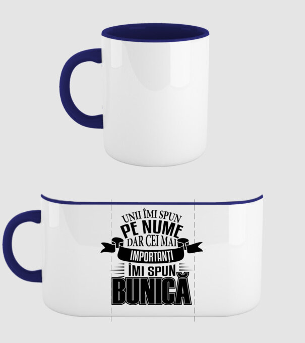 Unii îmi spun pe nume, dar cei mai importanți îmi spun bunică model albastru închis pe tricou