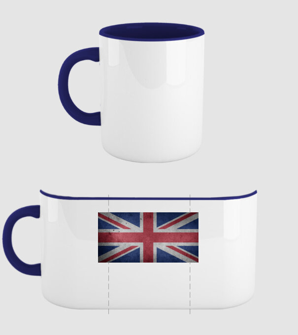 UNITED KINGDOM model albastru închis pe tricou