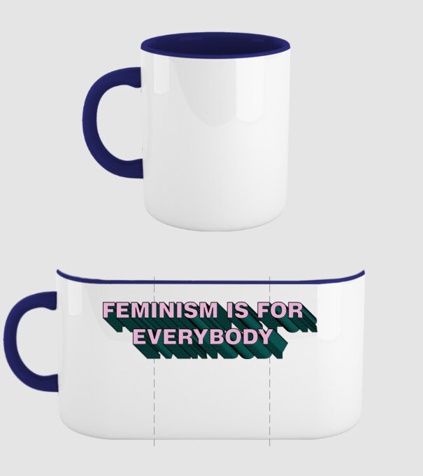 Feminismul este pentru toată lumea model albastru închis pe tricou