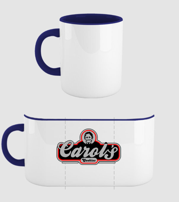 Carols cookies model albastru închis pe tricou