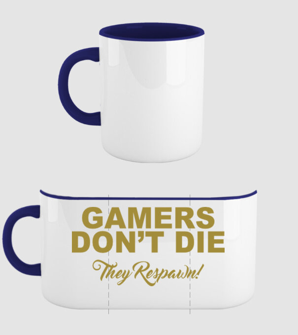 'Gamers don''t lie' model albastru închis pe tricou