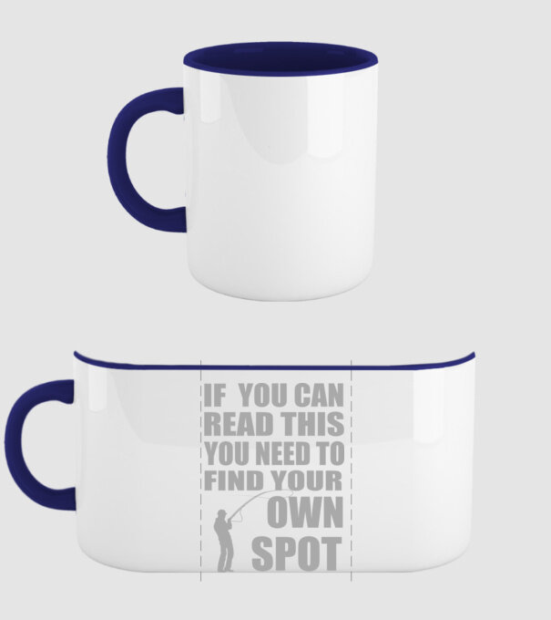 If you can read this, you need to find your own spot model albastru închis pe tricou