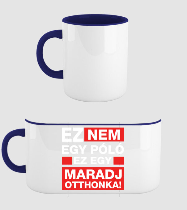 model albastru închis pe tricou
