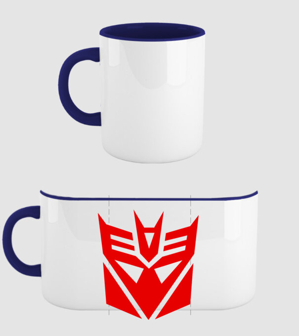 Transformers 2 model albastru închis pe tricou