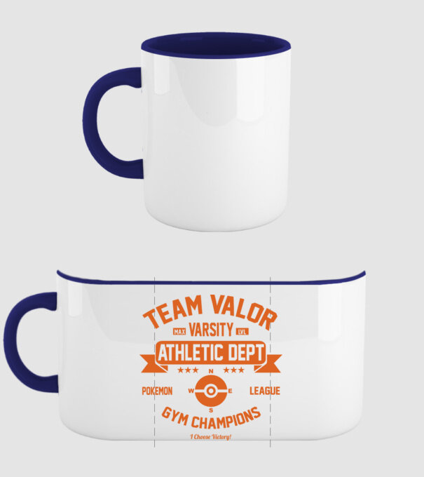 Valor champions model albastru închis pe tricou