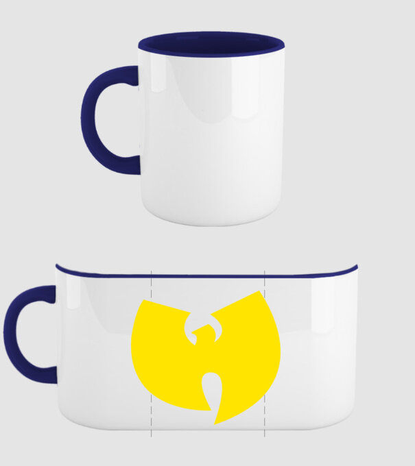 Wu Tang Clan model albastru închis pe tricou