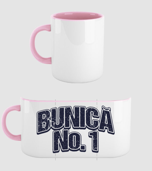 Bunică No.1 model roz deschis pe tricou