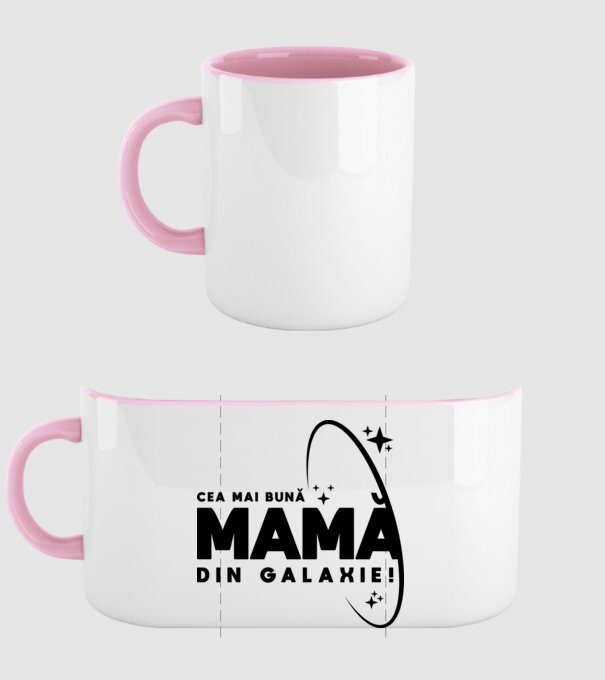 Cea mai bună bunică din Galaxie! model roz deschis pe tricou