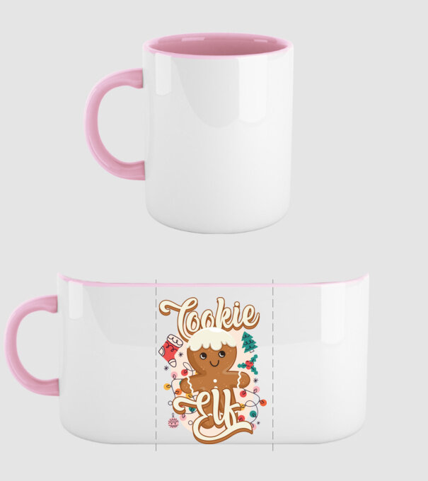 Cookie elf model roz deschis pe tricou