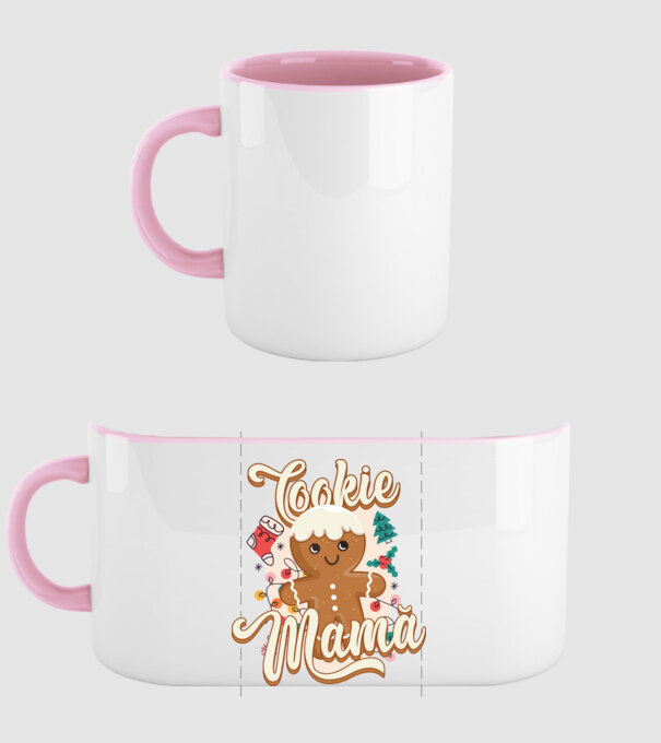 Cookie mamă model roz deschis pe tricou