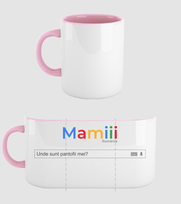 Mamiiii - Unde sunt pantofii mei? model roz deschis pe tricou
