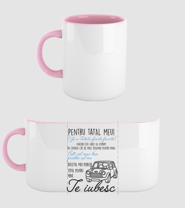 Pentru tatăl meu! O Zi a Tatălui foarte fericită! Uneori este greu să exprim în cuvinte cât de mult însemni pentru mine. Ești ce model roz deschis pe tricou