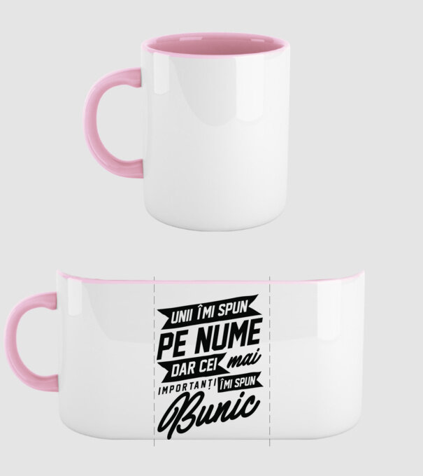 Unii îmi spun pe nume, dar cei mai importanți îmi spun bunic model roz deschis pe tricou