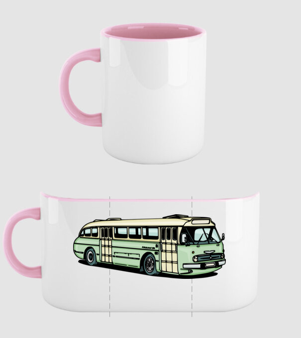 Autobuze model roz deschis pe tricou