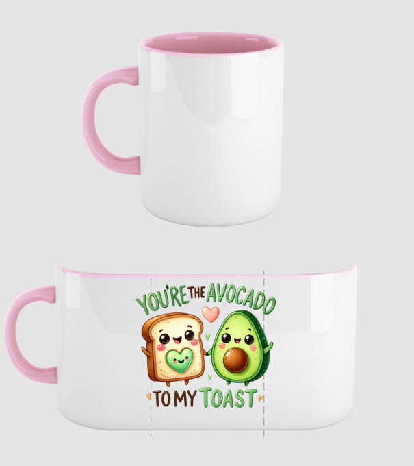 Avocado to my Toast model roz deschis pe tricou