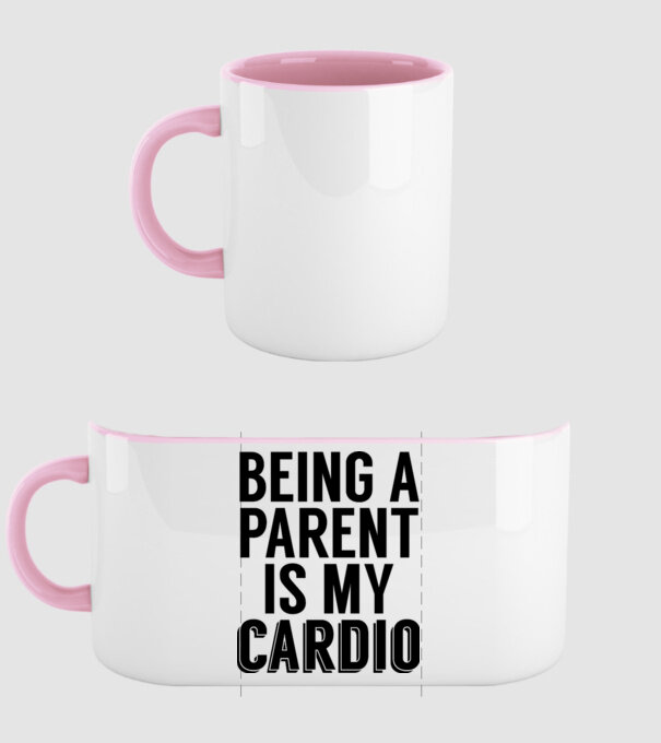 Being a parent model roz deschis pe tricou