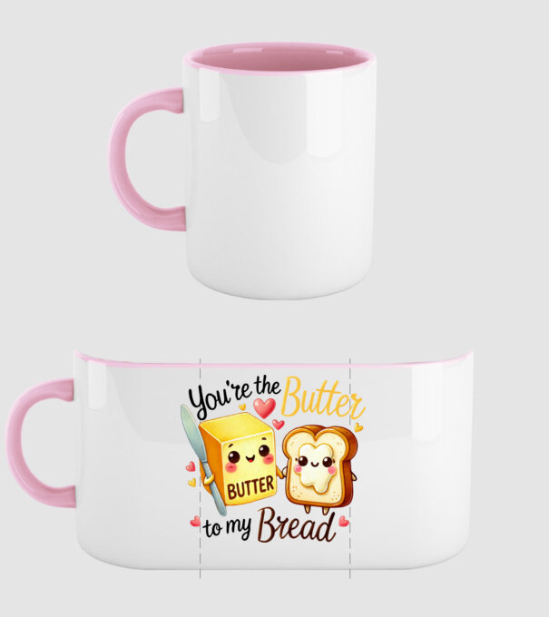 Butter to my Bread model roz deschis pe tricou