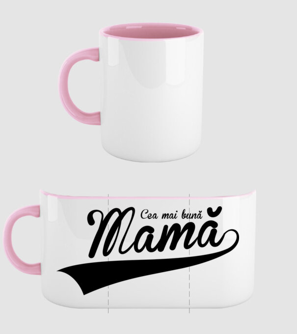 Cea mai bună mamă model roz deschis pe tricou