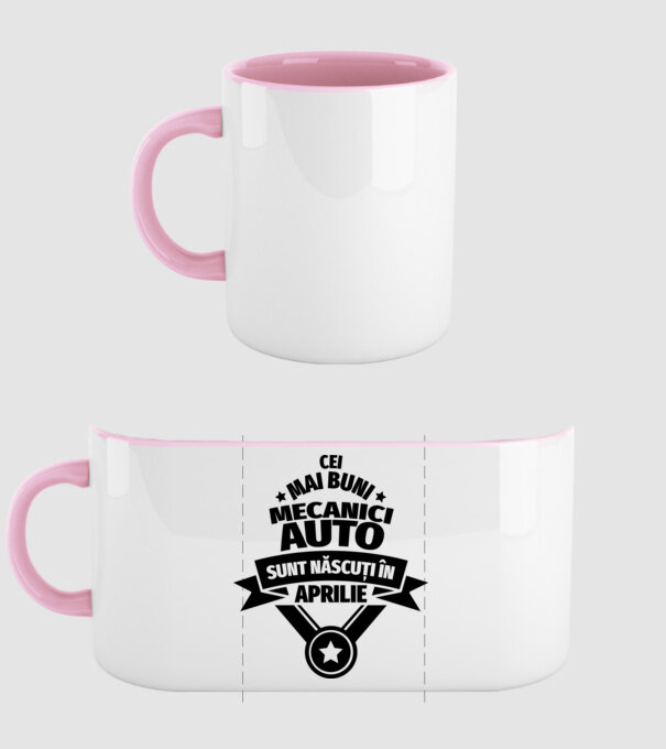 Cei mai buni mecanici auto sunt născuți în Aprilie model roz deschis pe tricou