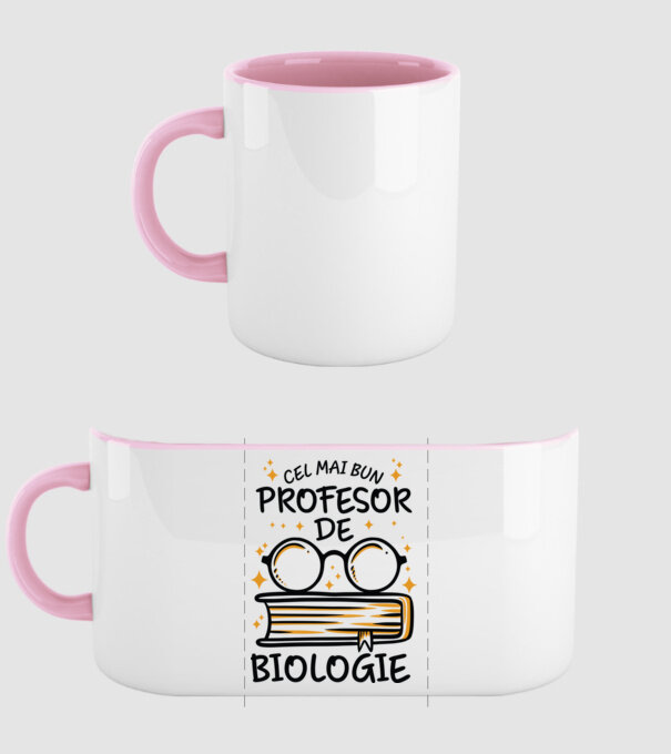 Cel mai profesor biologie model roz deschis pe tricou