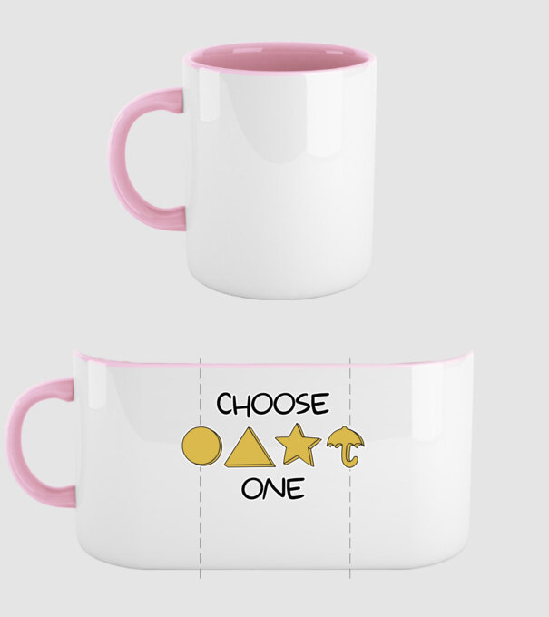 choose one squid game model roz deschis pe tricou