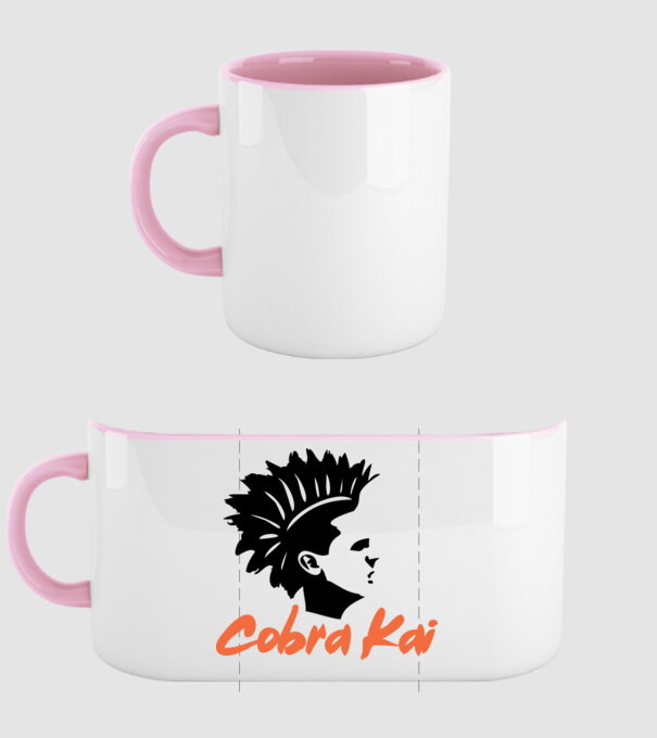 cobra kai punk model roz deschis pe tricou