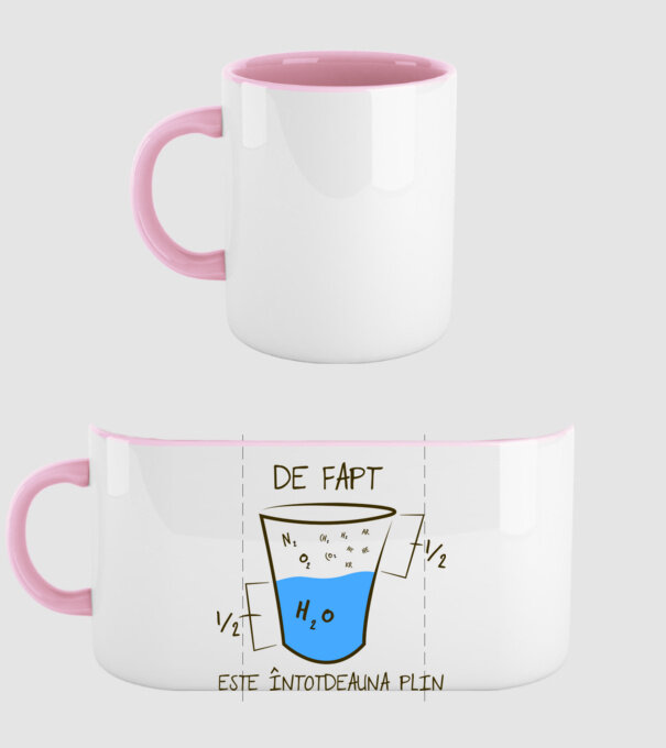 de fapt, este întotdeauna plin model roz deschis pe tricou