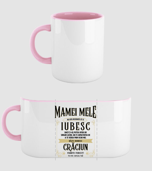 Mamei mele - nu uita niciodată că te iubesc - dacă ți-aș putea oferi un singur lucru, ar fi capacitatea de a te vedea prin ochii model roz deschis pe tricou
