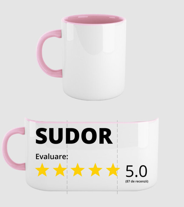 Evaluare - SUDOR model roz deschis pe tricou