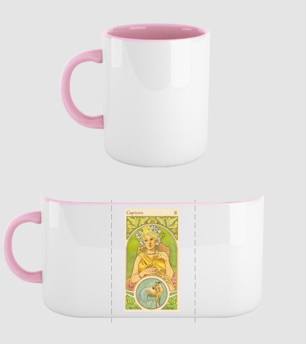 Horoscop Tarot CAPRICORNUL model roz deschis pe tricou