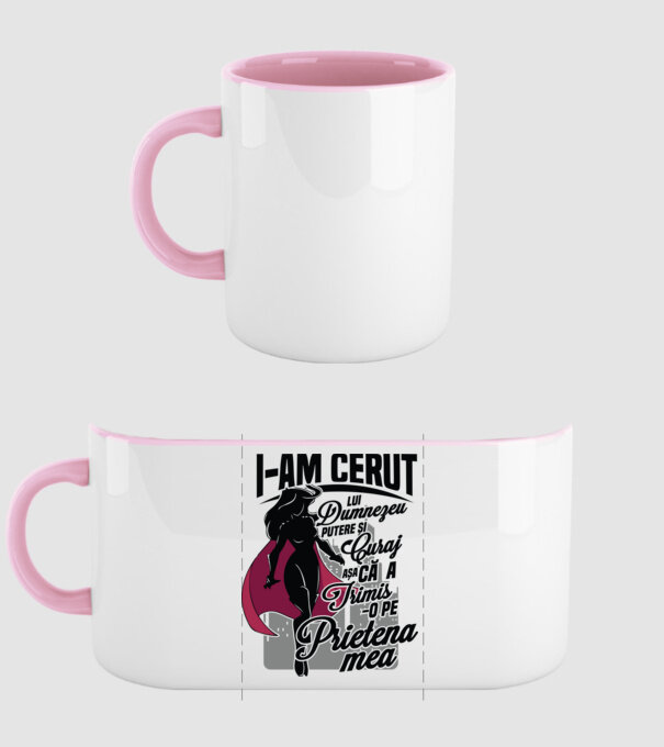 I-am cerut lui Dumnezeu putere și curaj - așa că a trimis-o pe prietena mea model roz deschis pe tricou