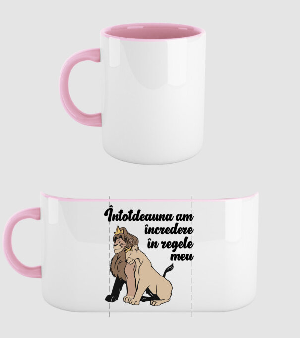 Întotdeauna am încredere în regele meu model roz deschis pe tricou