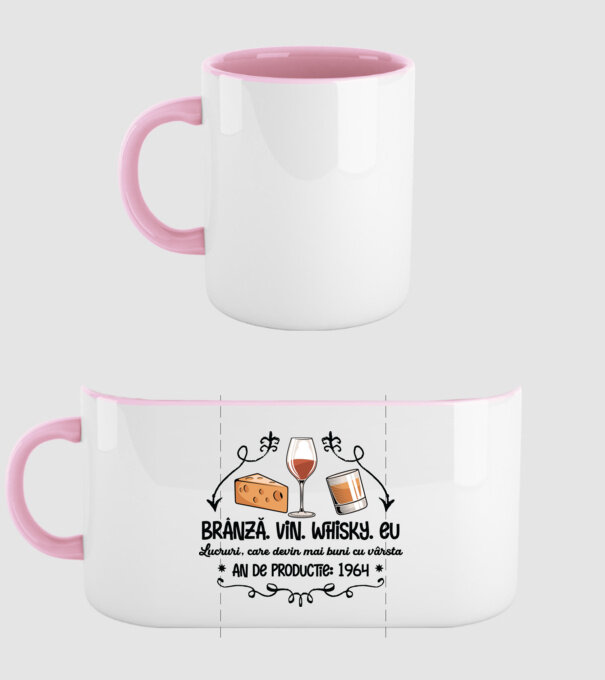 Lucruri, care devin mai buni cu vârsta 1964 60 de ani model roz deschis pe tricou