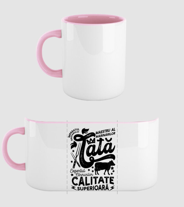 Împăratul grătarului, maestru al marinărilor, expertul cărnurilor - tată - Calitate superioară model roz deschis pe tricou