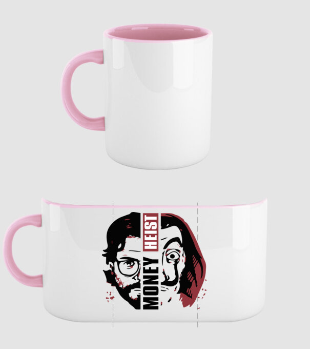 money heist professor model roz deschis pe tricou