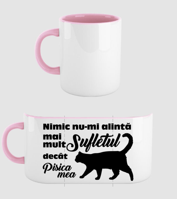 Nimic nu-mi alintă mai mult sufletul decât pisica mea model roz deschis pe tricou