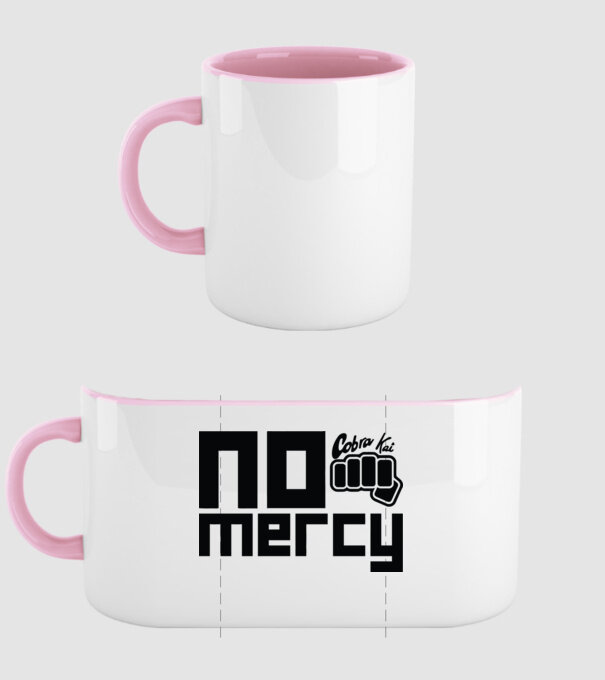 No mercy cobra kai model roz deschis pe tricou